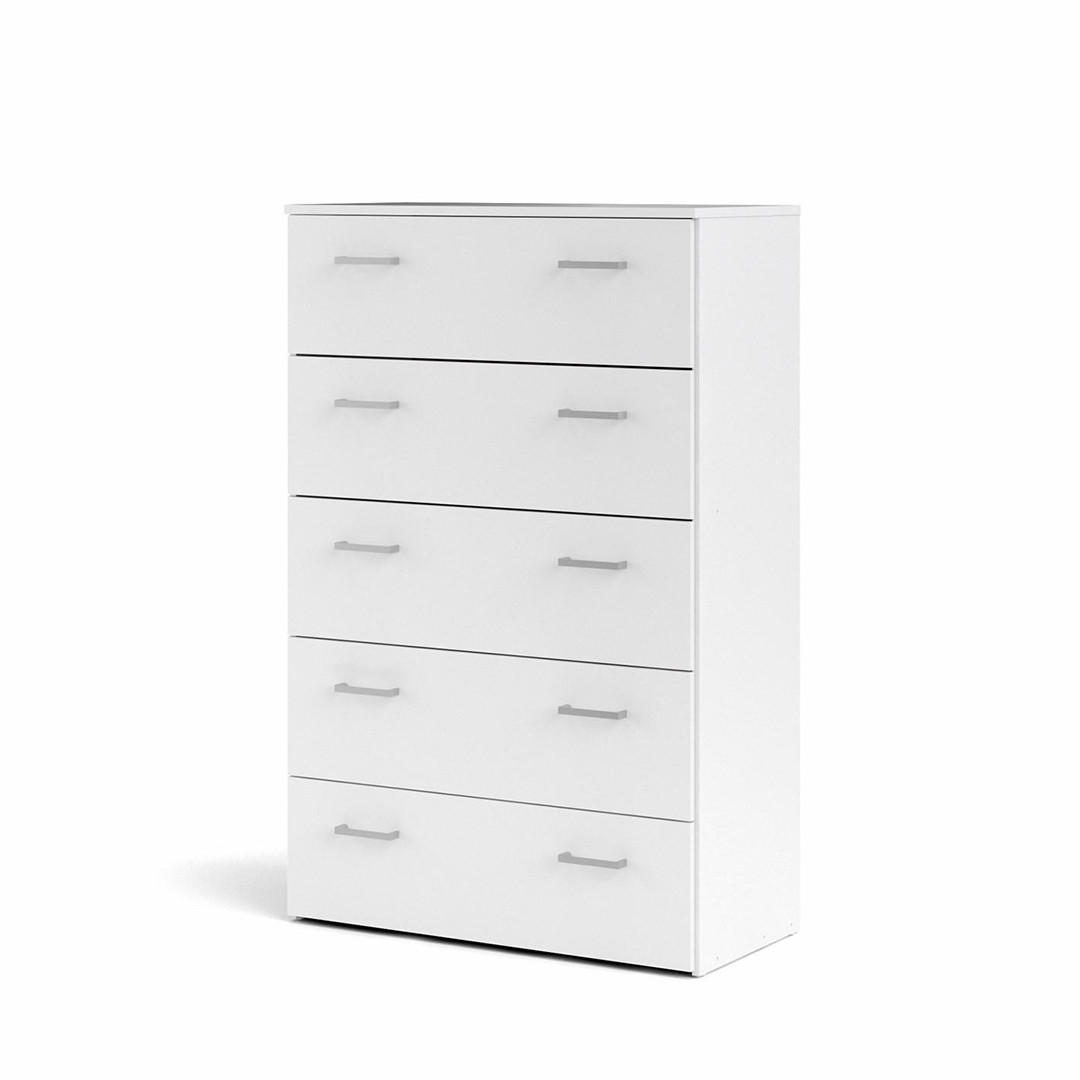 KOMMODE Weiß - Weiß, Holzwerkstoff (74/115/36cm) - ebuy24