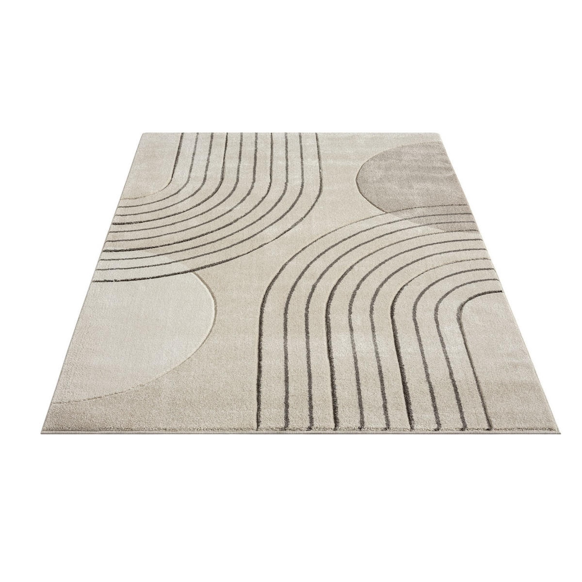 KURZFLOR-TEPPICH Bonito 7170 Braun 80x150 cm - Braun, Textil (80/150cm) - carpet city