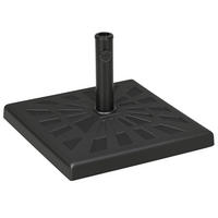 SONNENSCHIRMSTÄNDER Schwarz 51/51/32 cm - Schwarz, Metall (51/51cm) - PANGIVO