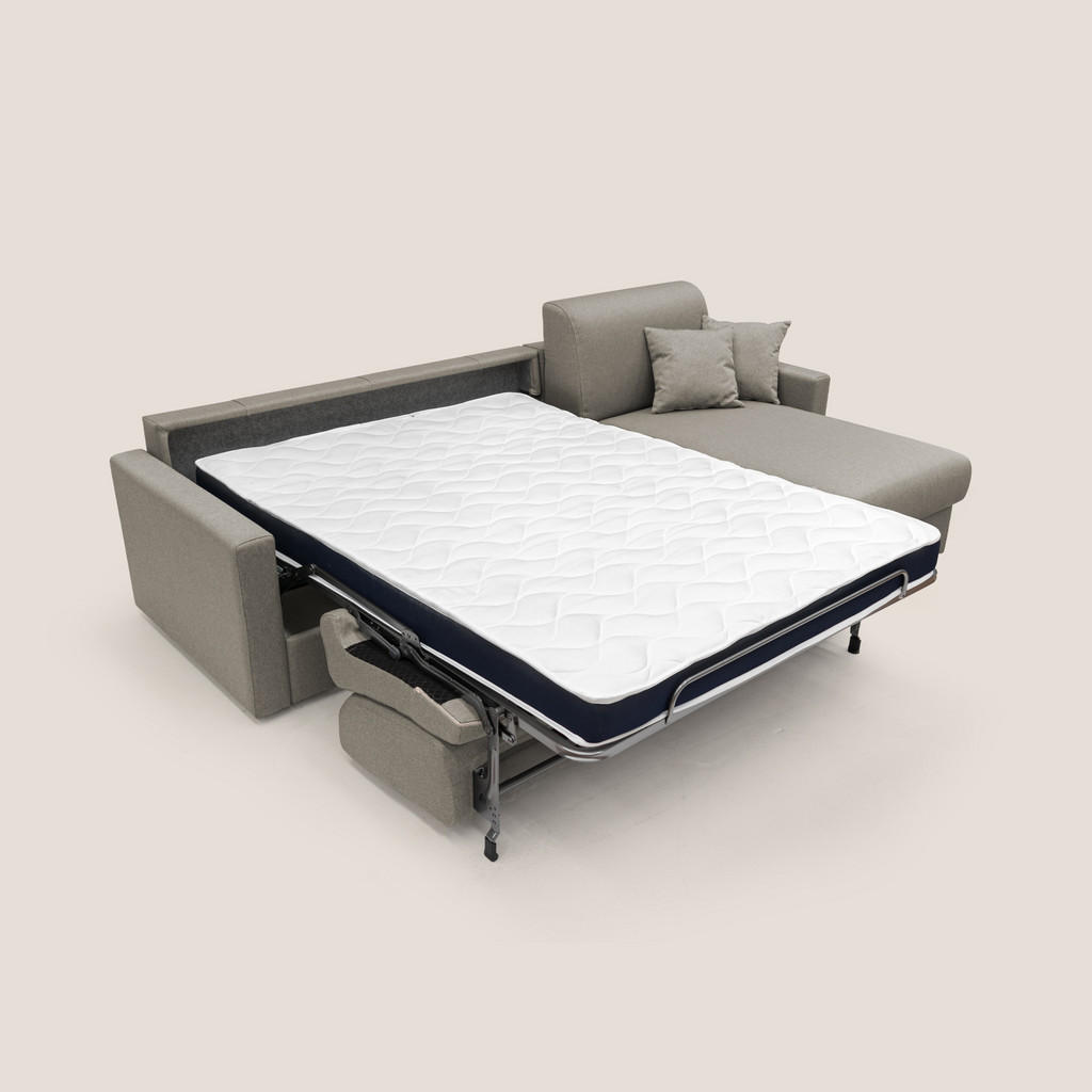 Thumbnail - Divani.store Ecksofa, Taupe, Textil, 4-Sitzer, L-Form,Rechteckig, 268x96 cm, Wohnzimmer, Sofas & Couches, Wohnlandschaft...