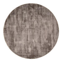 VISKOSETEPPICH Star 190x190 cm - Grau, Textil (190/190cm) - THEKO