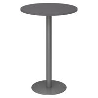 STEHTISCH rund STH 80/80/111,6 cm in Graphitfarben/Graphitfarben - Graphitfarben, Holzwerkstoff (80/80/111.6cm) - bümö