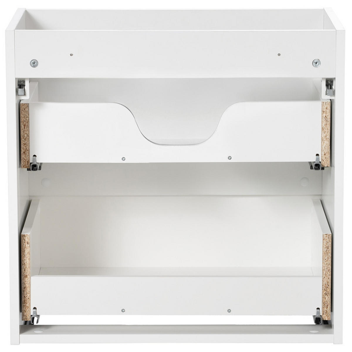 UNTERSCHRANK Newport-56 - Weiß, Holzwerkstoff (60/57/39cm) - Lomado