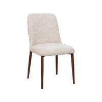 ESSZIMMERSTUHL 2er Set aus Stoff, beige - Beige, Textil (49/86/61cm) - Giga Meubel