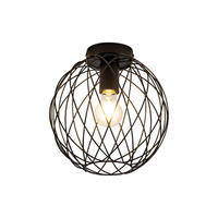 DECKENLEUCHTE Mancera 25/25/26.5 cm - Schwarz, Metall (25/25/26.5cm) - Nettlife