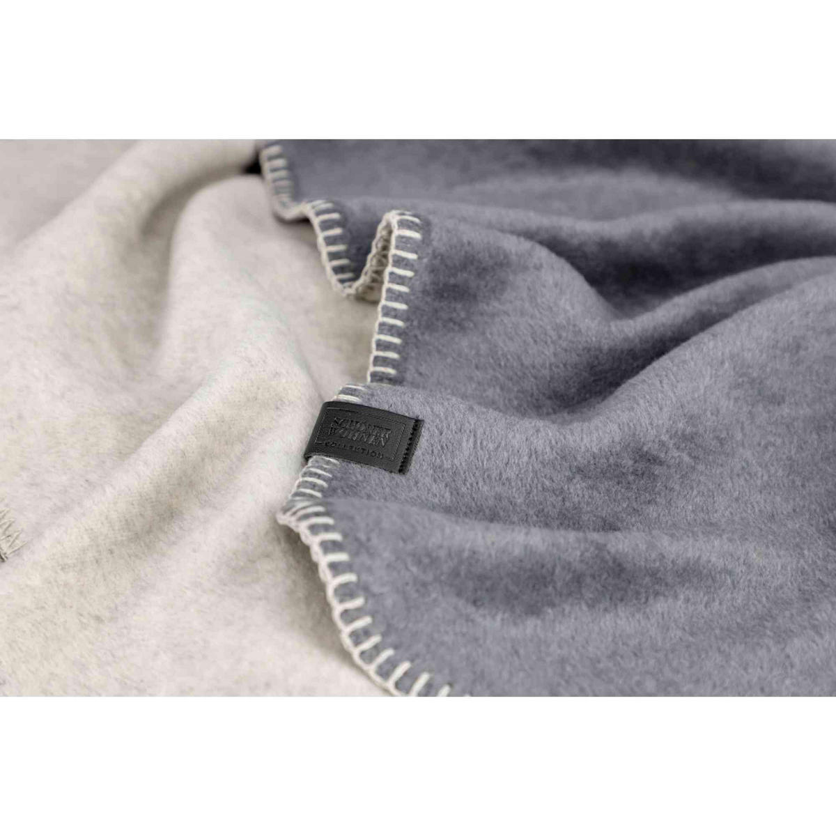 WOHNDECKE FAVORIT - Grau, Textil (150/200cm) - Schöner Wohnen