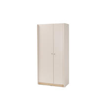 DREHTÜRENSCHRANK VETTA 90/195/52cm 2-türig Beige - Eichefarben/Beige, Holzwerkstoff (90/195/52cm) - MASSENO