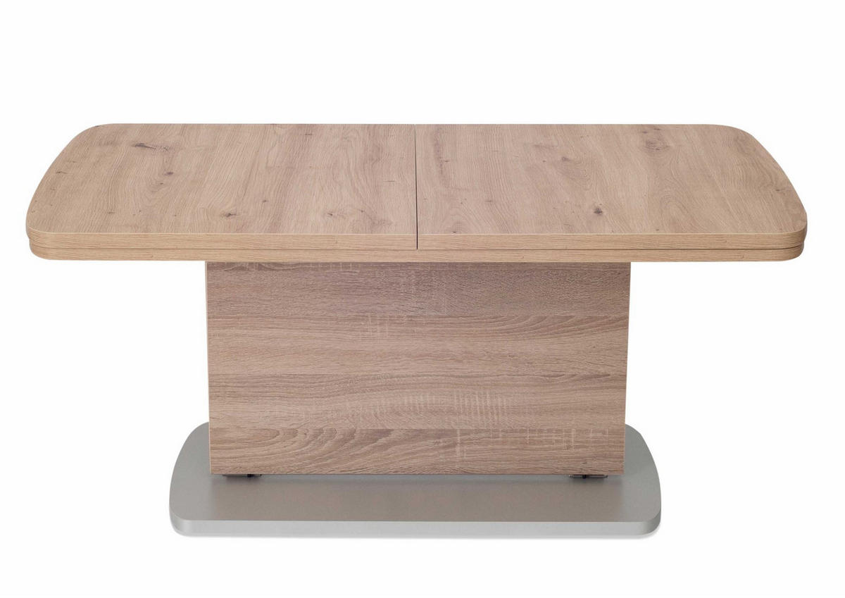 COUCHTISCH höhenverstellbar ausziehbar Clovis 110x53x63 Eiche Sägerau - Sonoma Eiche, Holzwerkstoff (110/63/63cm) - 58aufmkessel