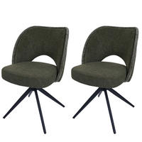 ESSZIMMERSTUHL Grün 2er-Set - Grün, Textil (54/84/60cm) - MCW