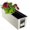 BALKONBLUMENTOPF mit Einsatz 56 cm, Creme - Creme, Kunststoff (18/56cm) - KADAX