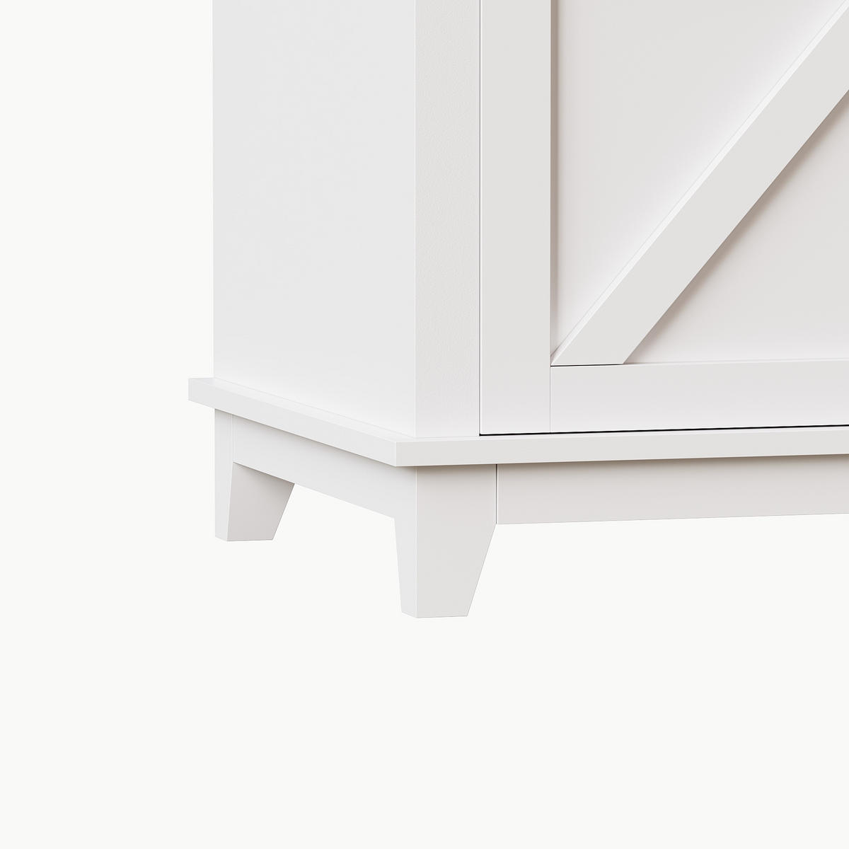 GESCHIRRSCHRANK aus MDF 105x38,4x180cm in Weiß mit LED-App-Steuerung - Weiß, Holzwerkstoff (105/180/38.4cm) - Modfu