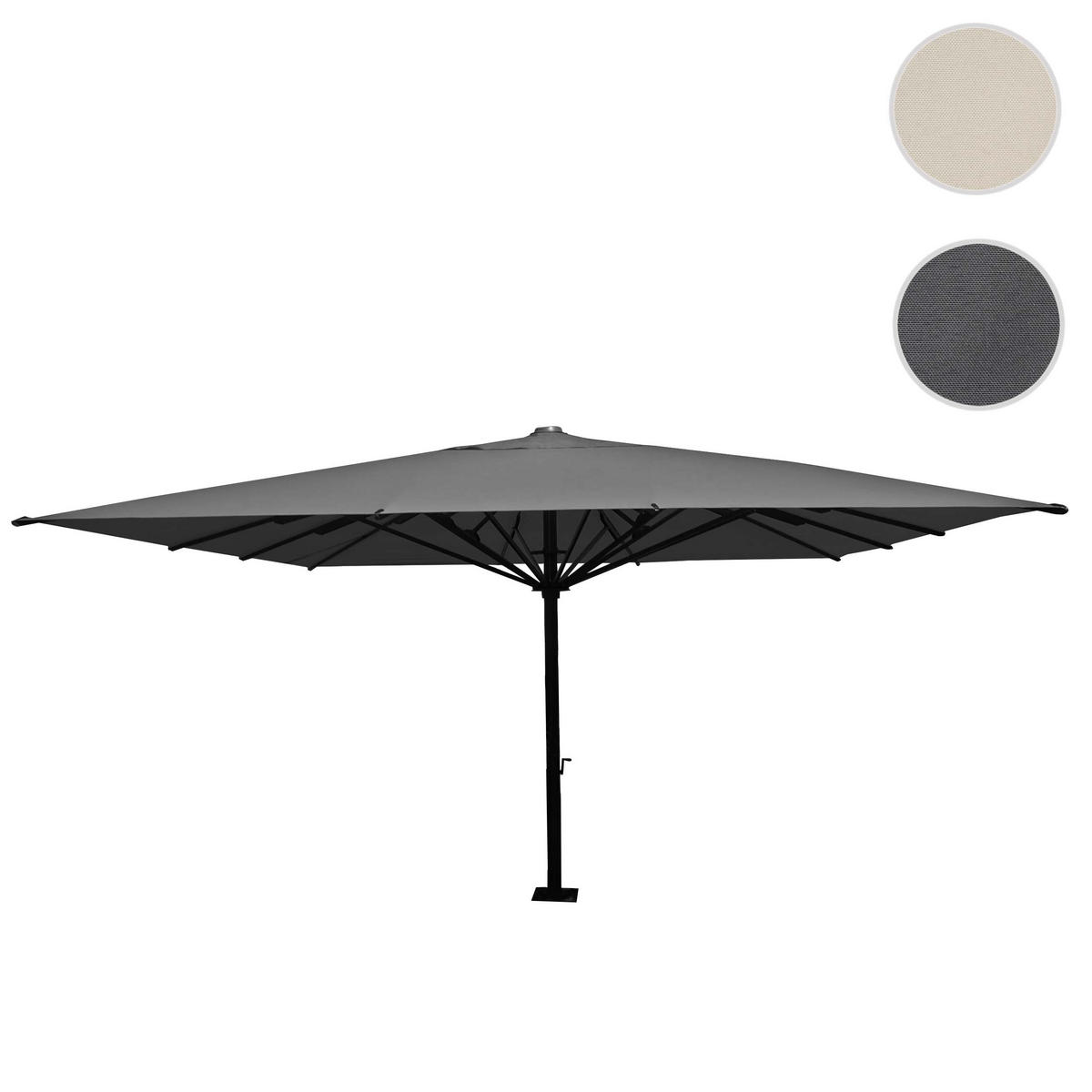 GASTRONOMIE-LUXUS-SONNENSCHIRM Anthrazit - Anthrazit, Textil (500/500cm) - MCW