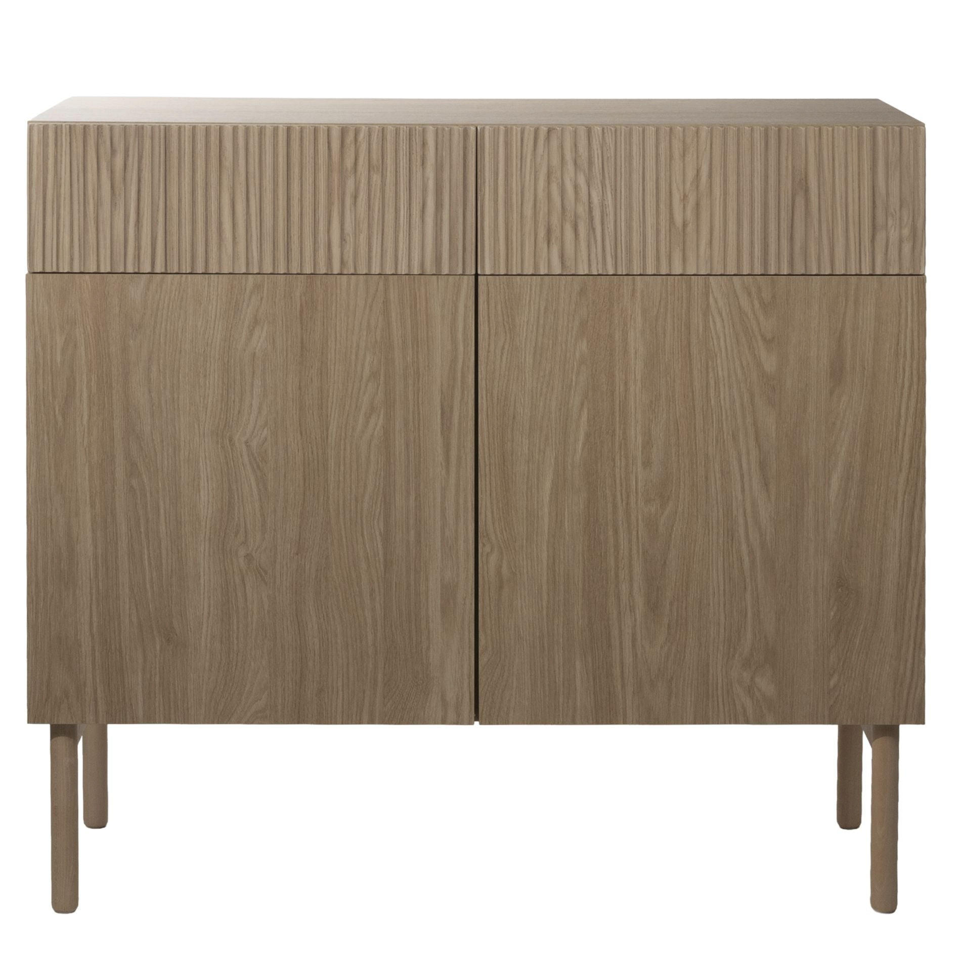 KOMODA Nolie dekor duba 100 cm - farba duba, drevo/kompozitné drevo (100/90.6/38cm) - Selsey