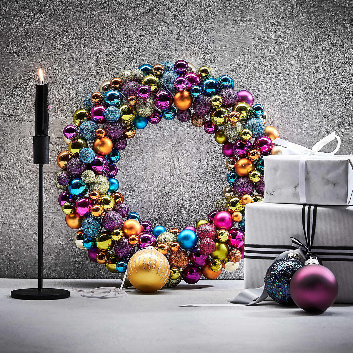 KUGELKRANZ Festival - Multicolor, Metall (10cm) - Butlers