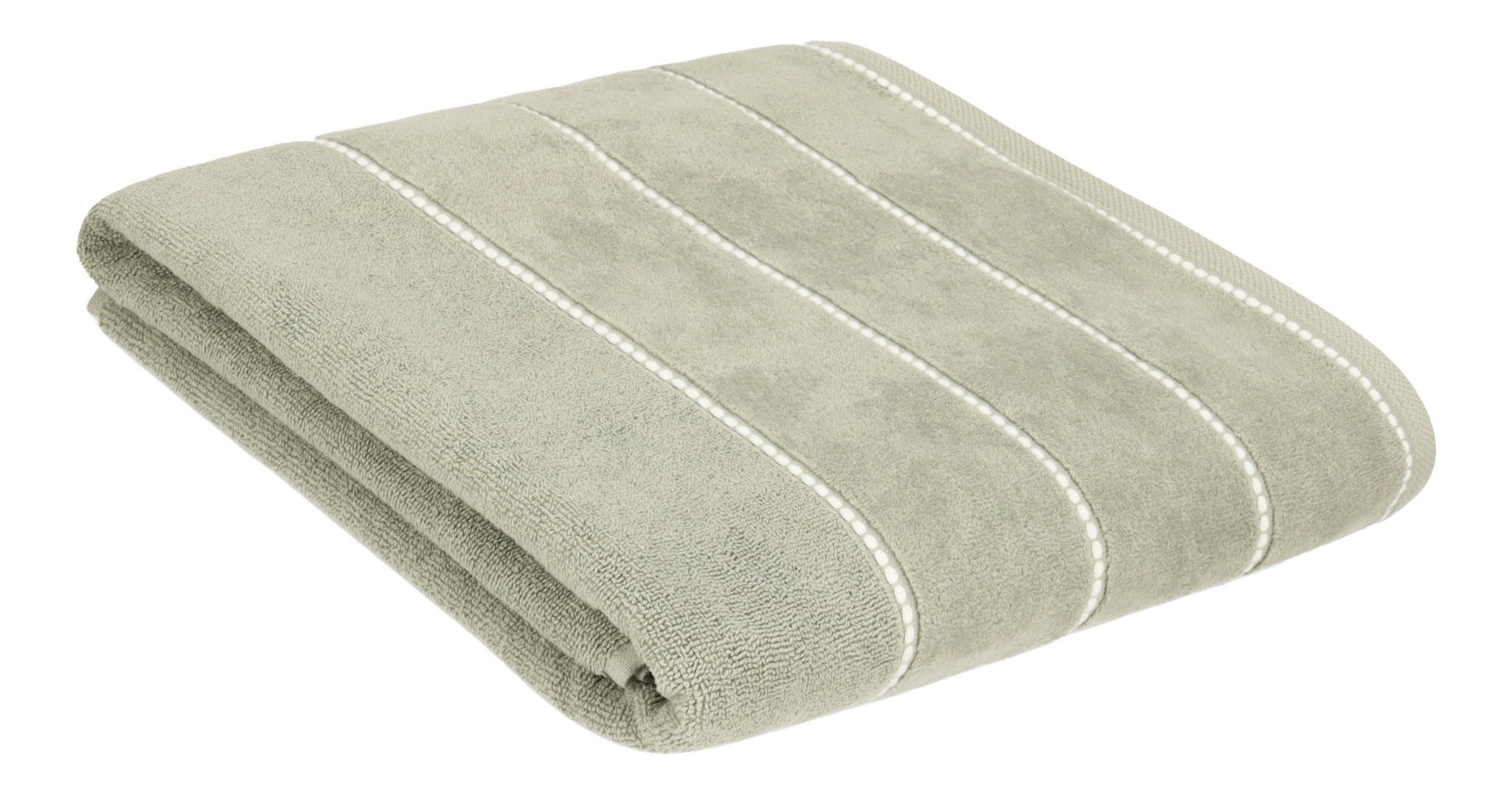 DUSCHTUCH Velly - Hellgrün, Textil (90/140cm) - home&you