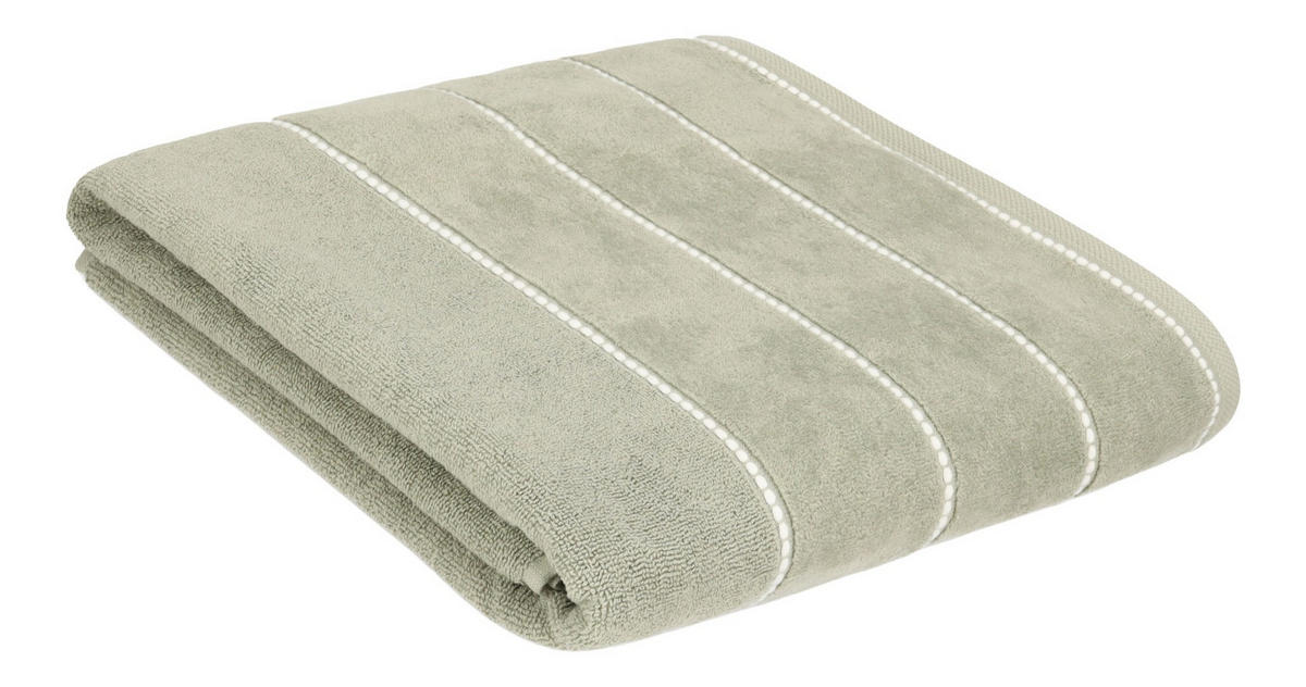 DUSCHTUCH Velly - Hellgrün, Textil (90/140cm) - home&you