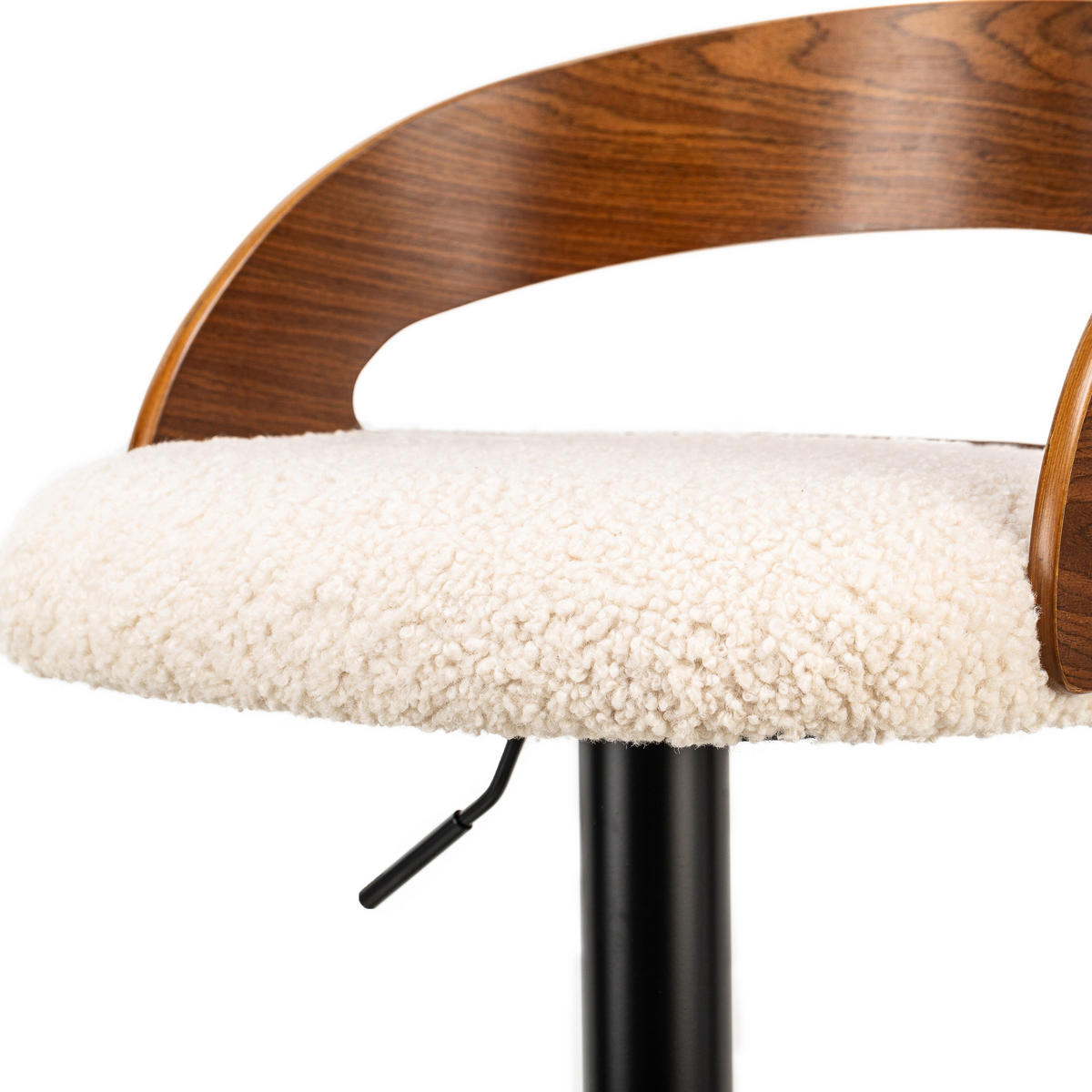 BARHOCKER 2er-Set Stoff Weiß - Weiß, Textil (46/101/45cm) - Nordlys