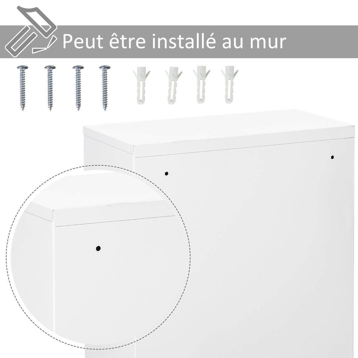 MEDIZINSCHRANK andere 1 Stück - Beige, Kunststoff (40/60/18cm) - GiPP