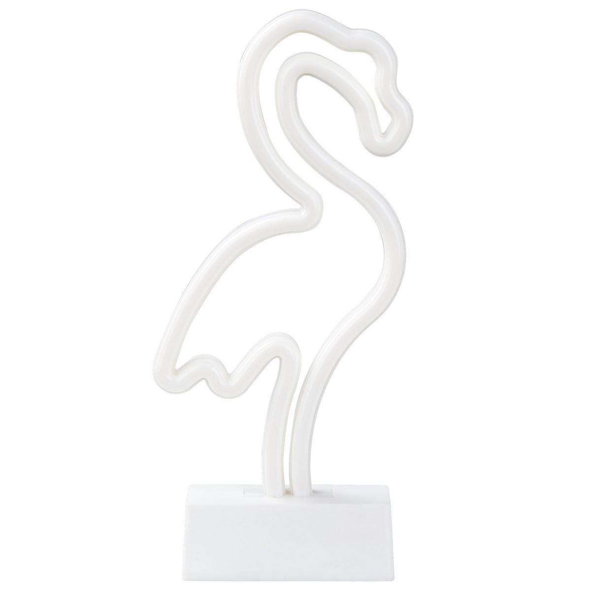 NEONLICHT LED Dekofigur mehrfarbig 3er Set MABEL - Multicolor, Kunststoff (10/20/27cm) - Beliani
