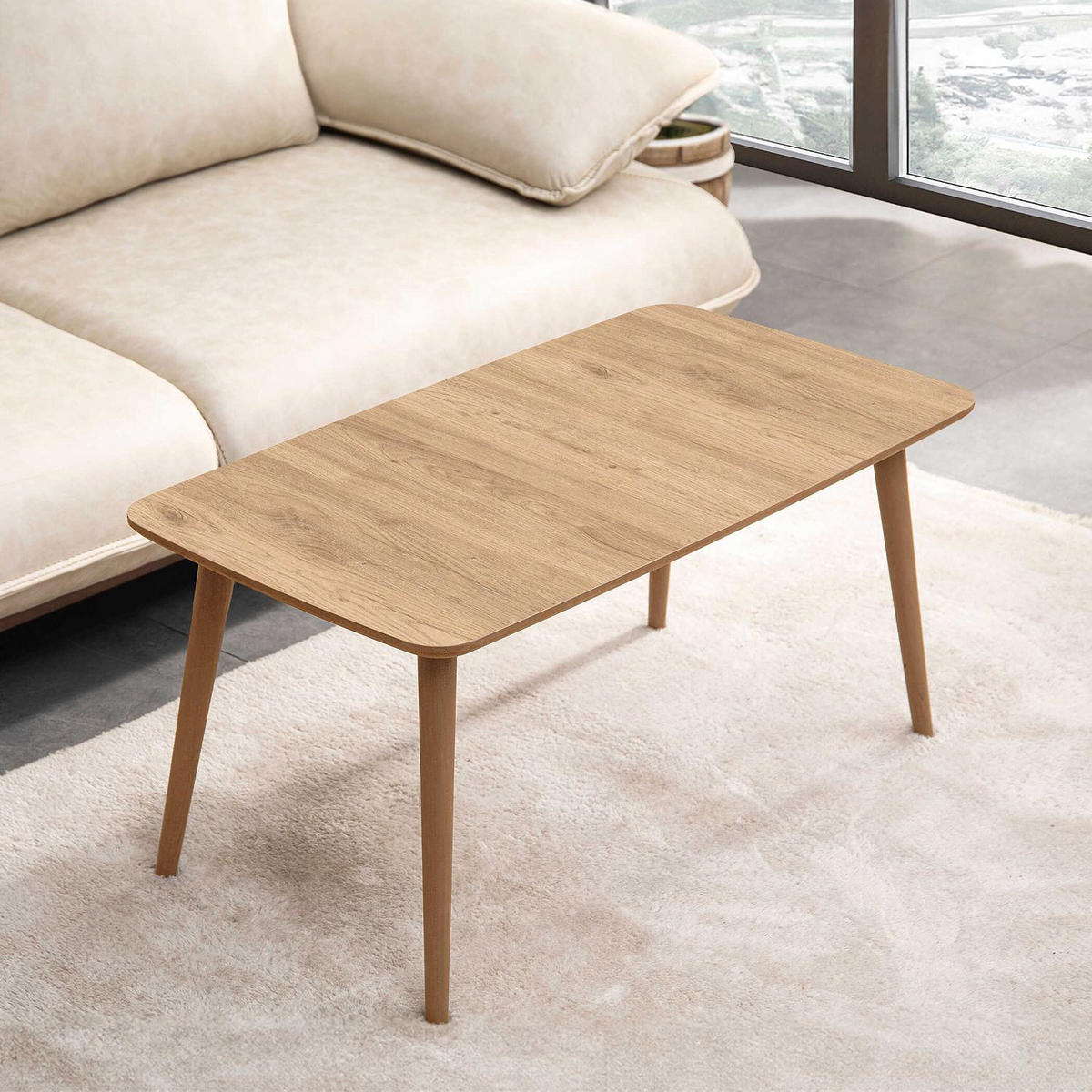 COUCHTISCH luci Braun - Braun, Holz (100/53/45cm) - Habitat Garten