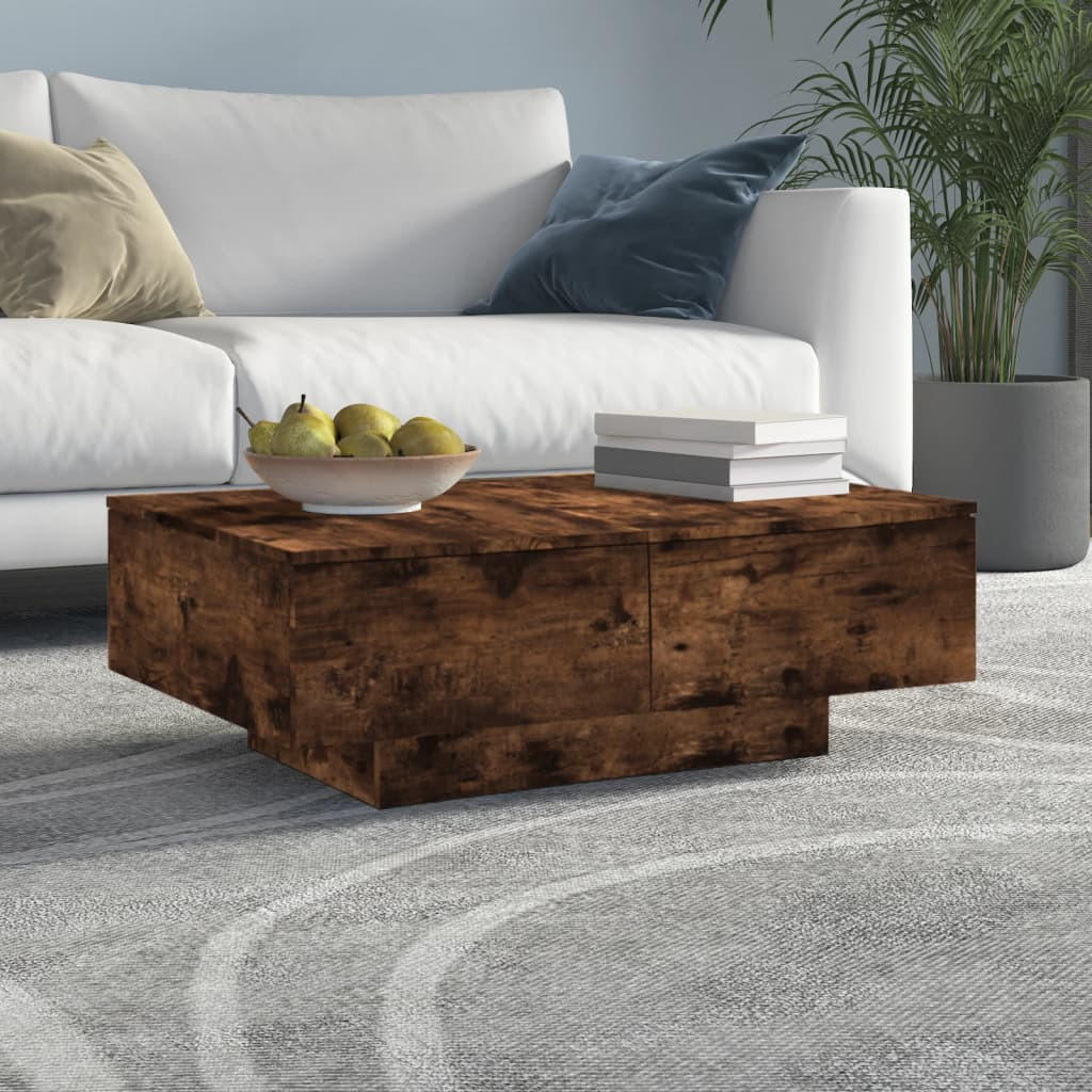 COUCHTISCH Räuchereiche 90x60x31 cm Holzwerkstoff - Mooreichefarben, Holzwerkstoff (60/90/31cm) - furnicato
