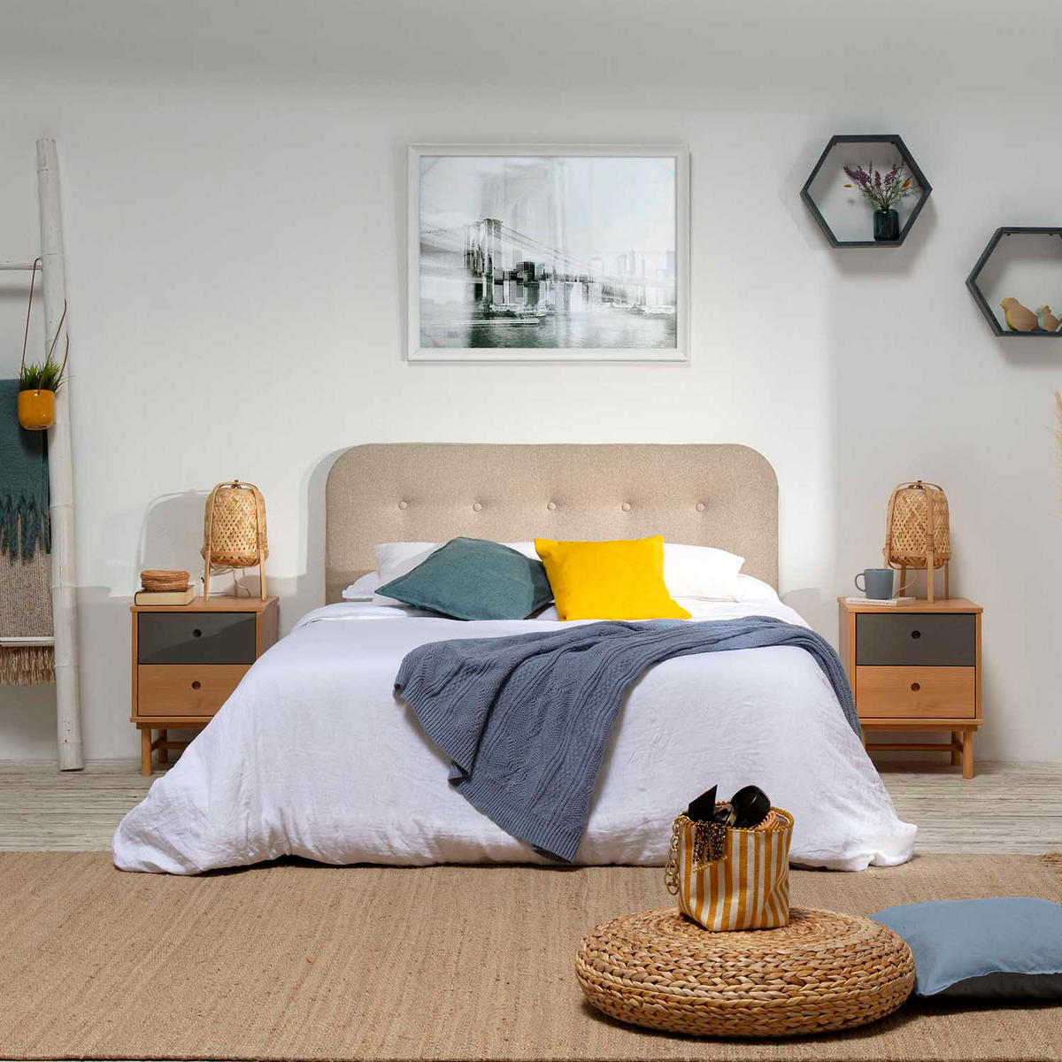 KOPFTEIL 150x60 cm Saona Beige - Beige, Textil (8/60/150cm) - VS Venta-stock