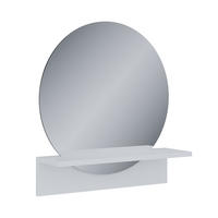 BADEZIMMERSPIEGEL Elyra Weiß 50 x 54.5 cm mit Ablage - Weiß, Holzwerkstoff (50/54.5/15cm) - Vicco