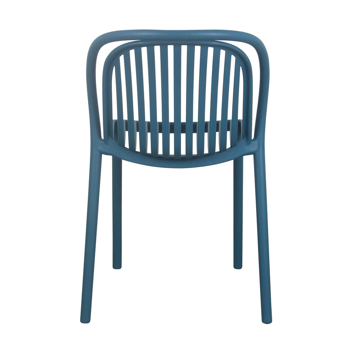 GARTENSTUHL, Blau - Blau, Kunststoff (58/49cm) - Oviala