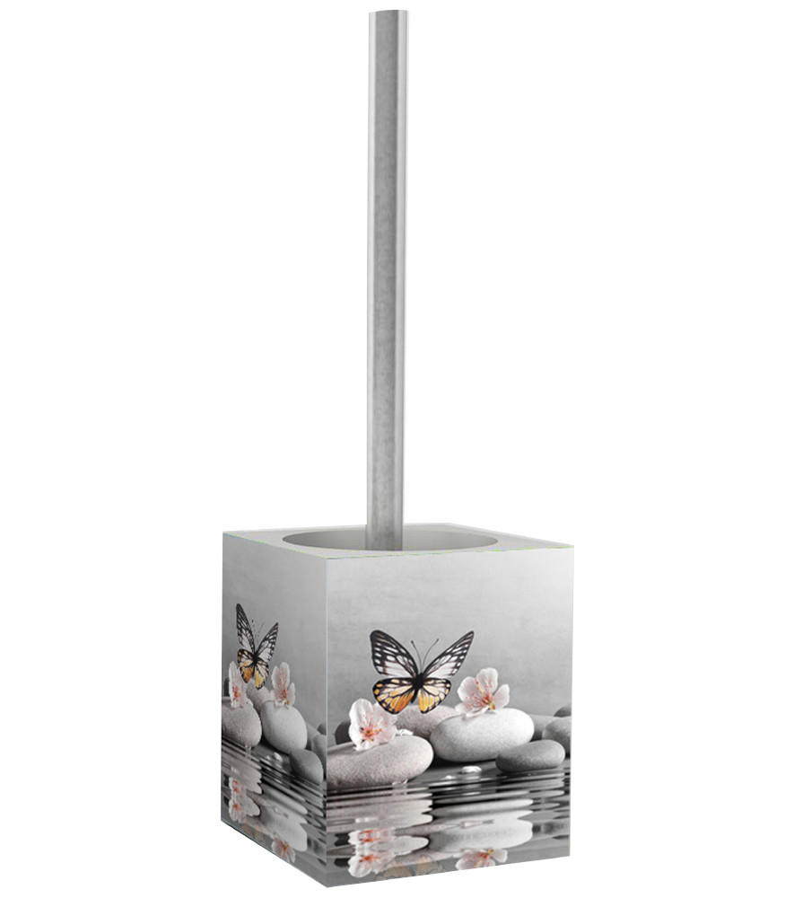 WC-BÜRSTE Vanesa - Grau, Kunststoff (10/37/10cm) - Sanilo