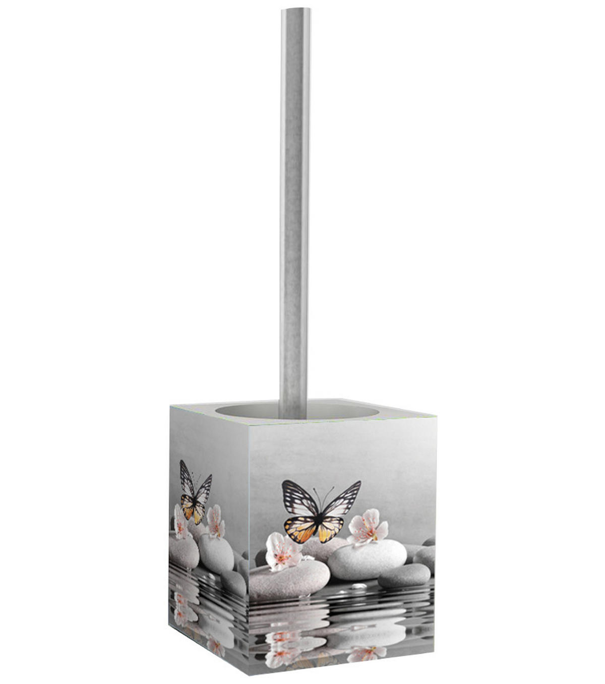 BADEZIMMER Set Vanesa - Grau, Kunststoff (7/17/7cm) - Sanilo