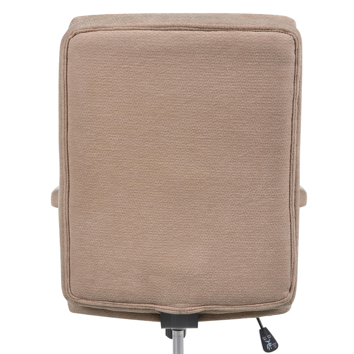 BÜROSTUHL Stoff Taupe Vero - Taupe, Textil (62/100/65cm) - Beliani