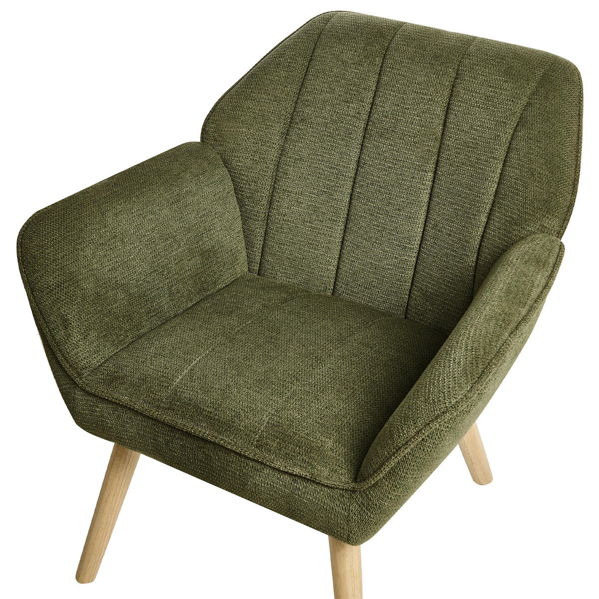SESSEL Stoff Grün Torud - Grün, Textil (79/76/72cm) - Beliani
