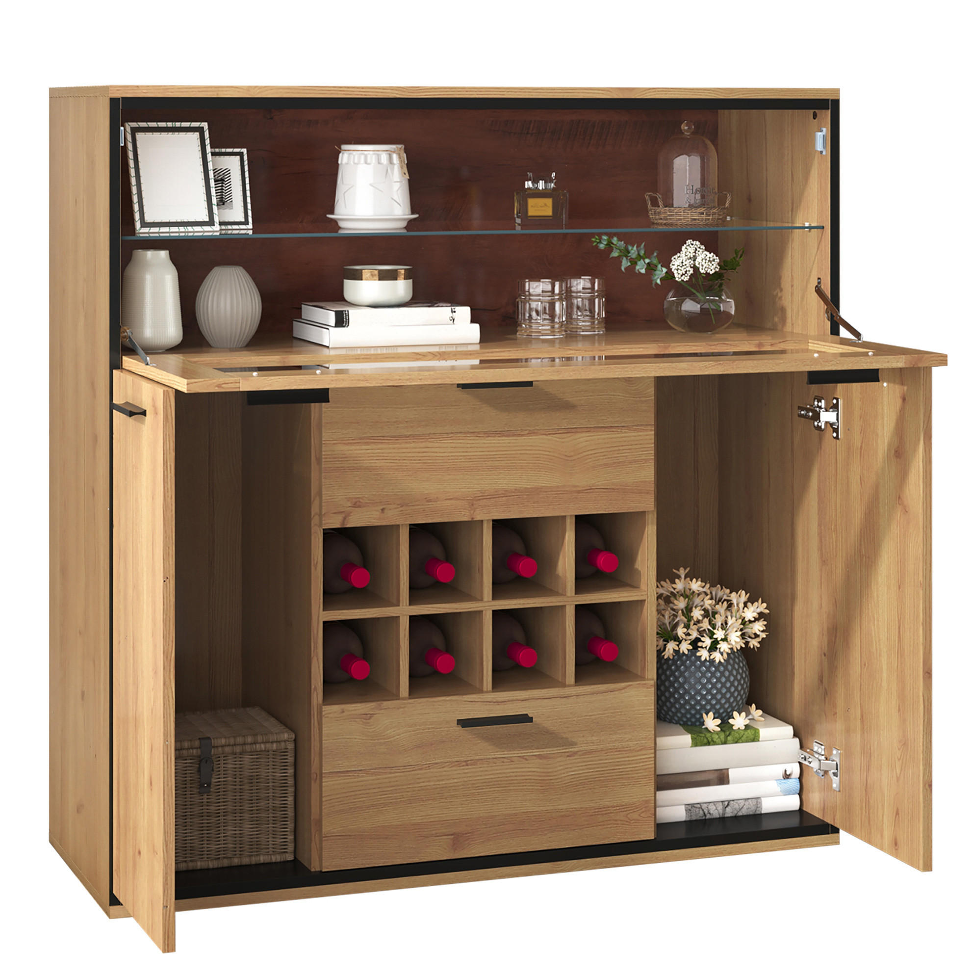 Ivmeu Sideboard Natur 110x111x38 cm