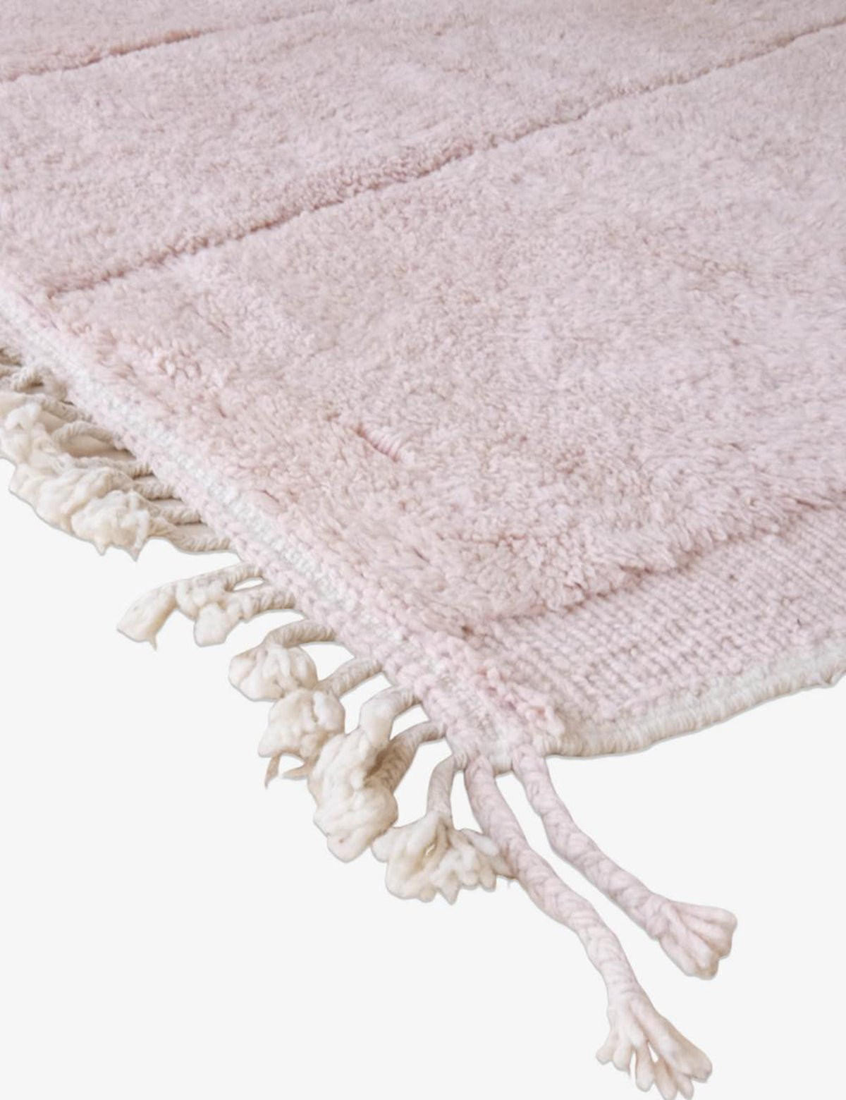 BERBERTEPPICH authentisch und natürlich aus Wolle 200x 300 cm - Pink, Naturmaterialien (200/300cm) - AFK Living