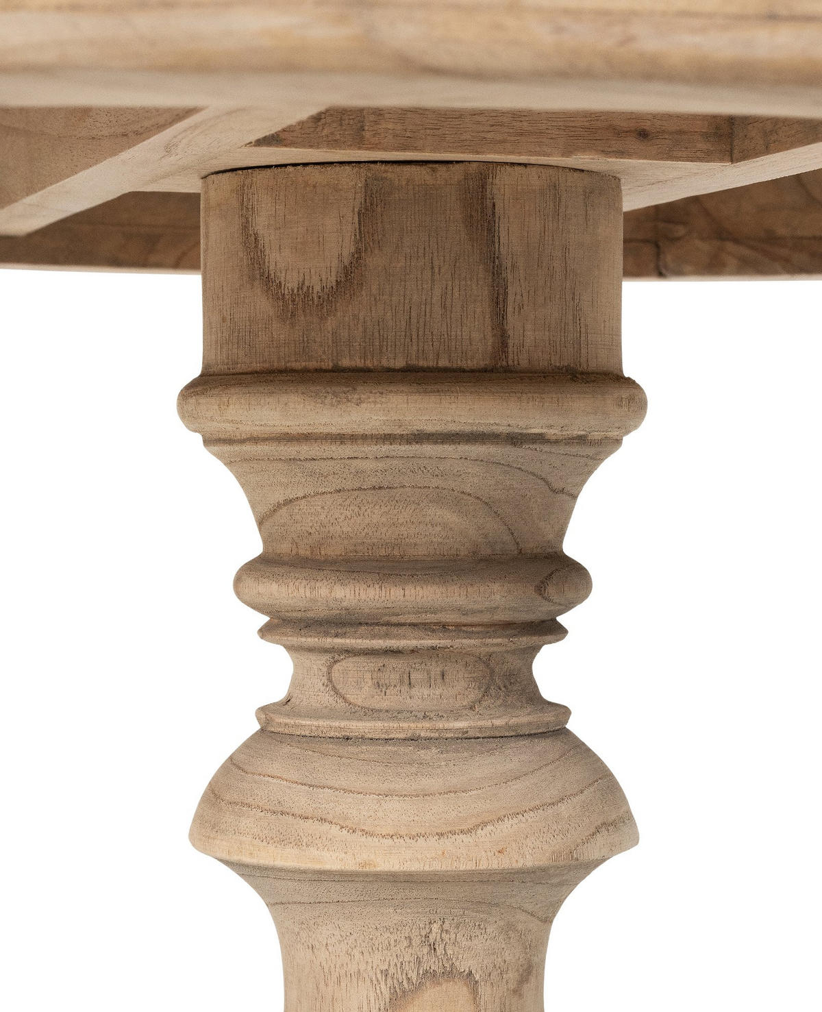 BEISTELLTISCH rund 50 cm Holz Natura - Eukalyptusholzfarben, Holz (50/50/64cm) - CLP