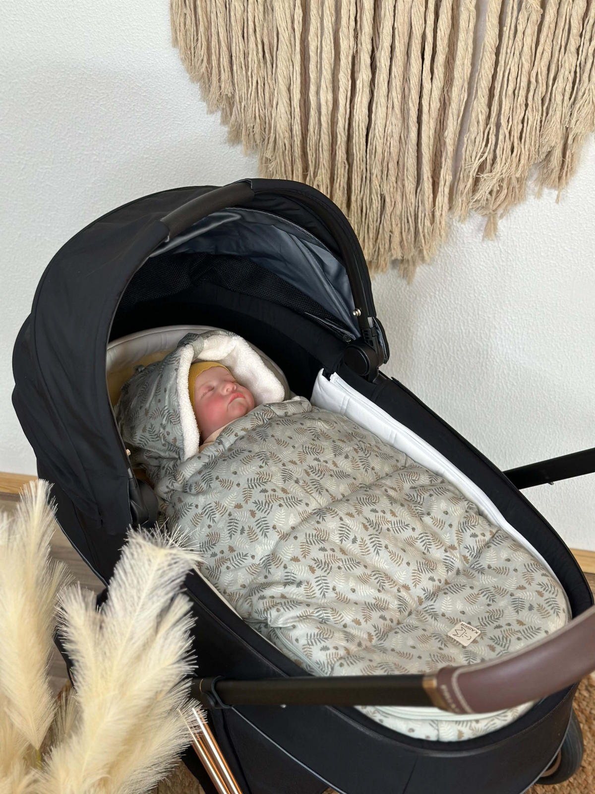 BABYSCHALENFUSSSACK Jersey Hood Winter, forrest green - Salbeigrün, Textil (40/5/80cm) - Kaiserbaby