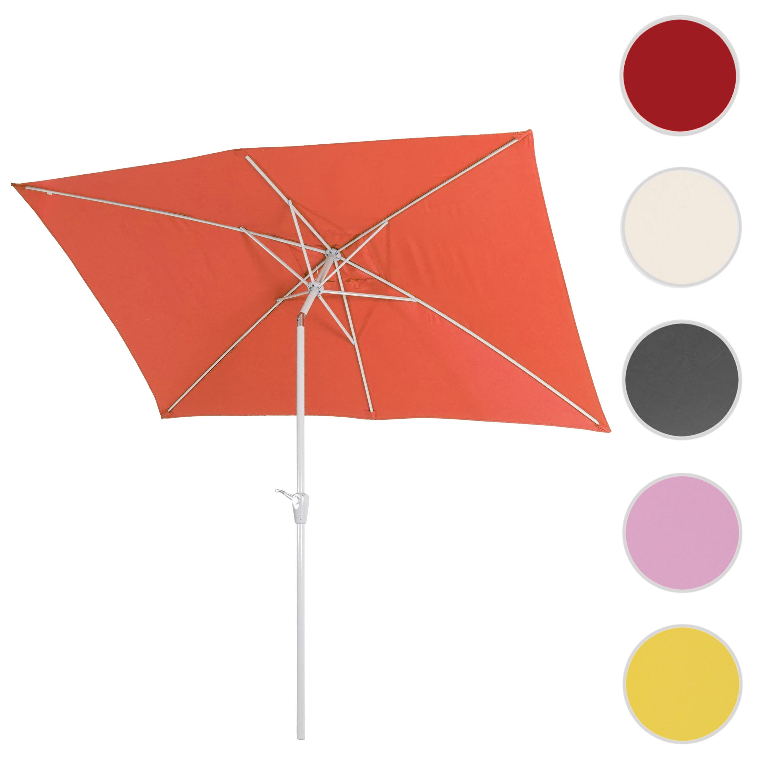 SONNENSCHIRM NEIGBAR Orange - Orange, Textil (192/295cm) - MCW