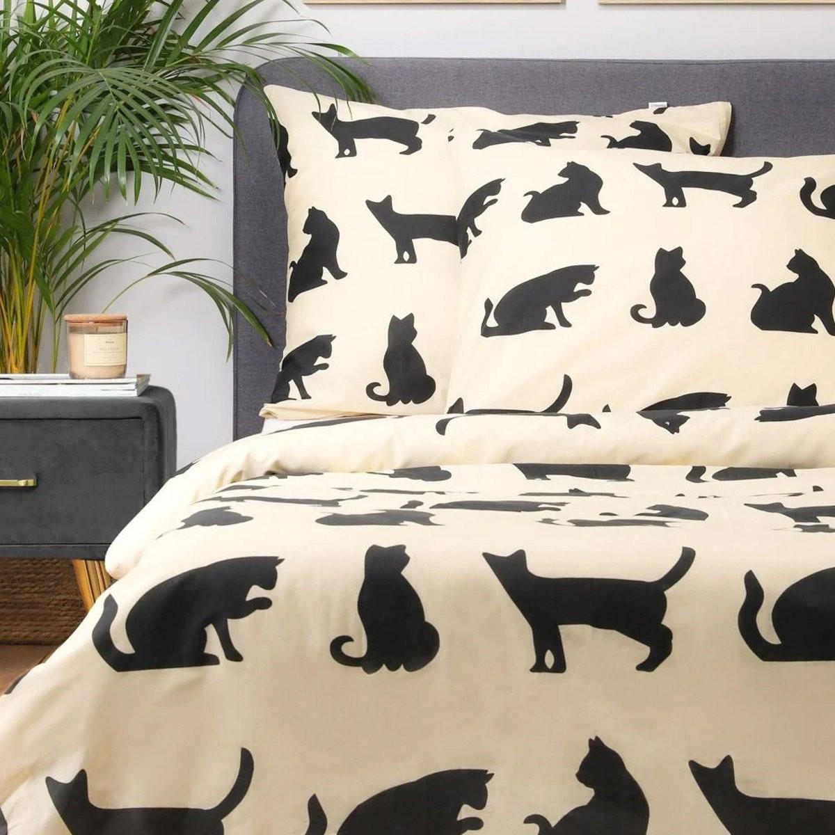 BETTWÄSCHE Poes Baumwolle beige 140/200 cm - Beige, Textil (140/200cm) - Homla