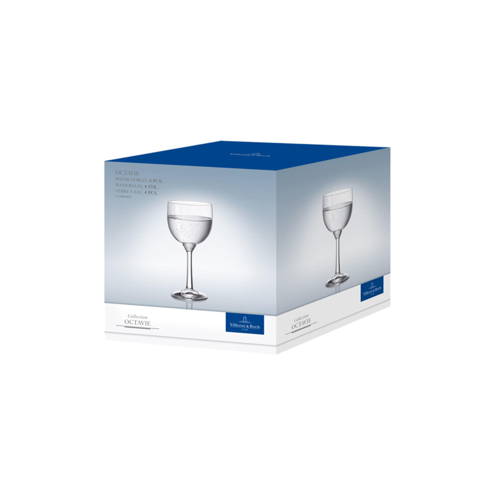 WASSERGLÄSER Octavie transparent 370 ml 4er Set - Transparent, Glas (0.37L) - Villeroy & Boch