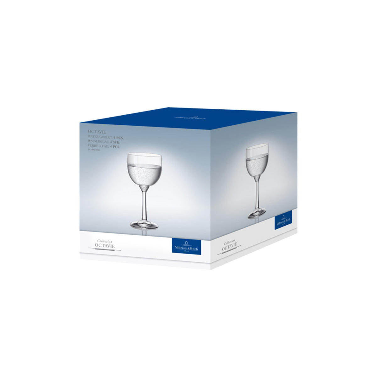 WASSERGLÄSER Octavie transparent 370 ml 4er Set - Transparent, Glas (0.37L) - Villeroy & Boch