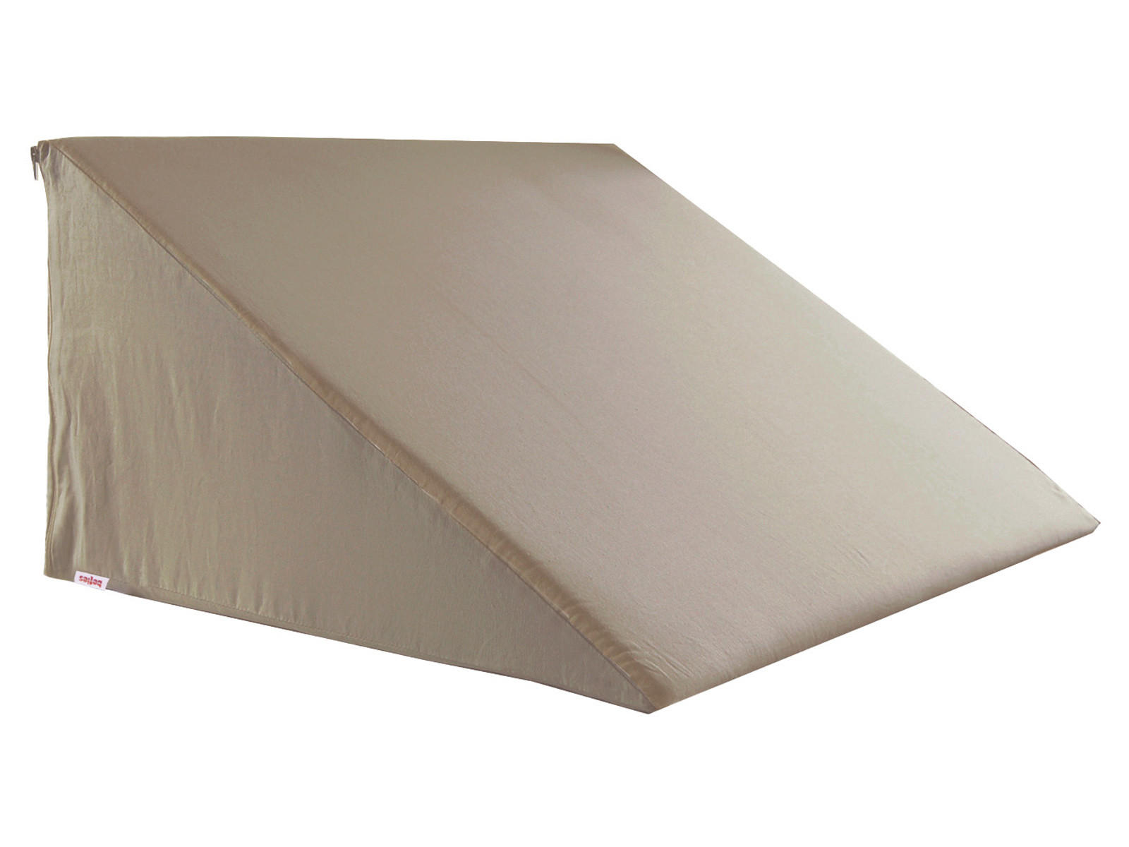 KEILKISSENBEZUG BasicSoft plaza-taupe 100% Baumwoll-Jersey 62/49/30 cm - Taupe, Textil (49/62cm) - beties Heimtextil