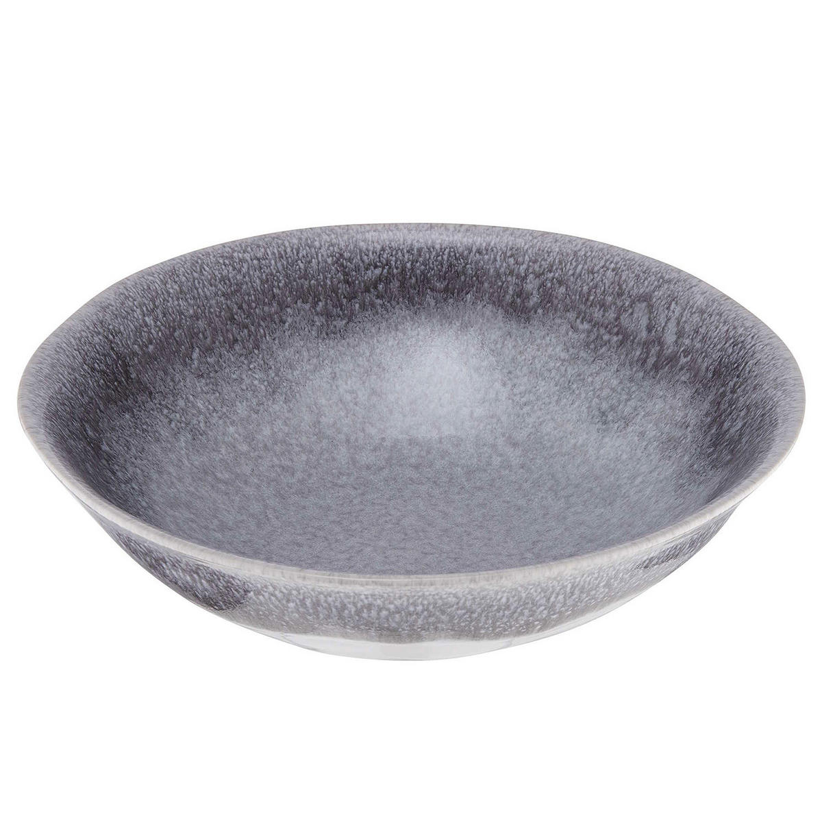 SCHALE Atlantis - Weiß/Grau, Keramik (19/19/6cm) - Butlers