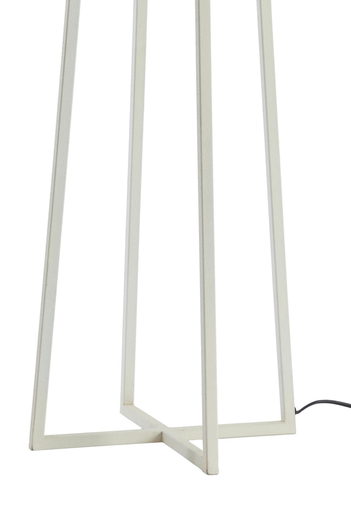 STEHLEUCHTE Miley Weiß 25/25/130 cm - Weiß, Metall (25/25/130cm) - Light & Living