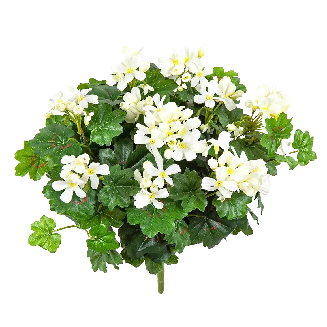 KUNSTPFLANZE Künstliche Geranie - Anton 35 cm - Grün, Kunststoff (35cm) - aplanta