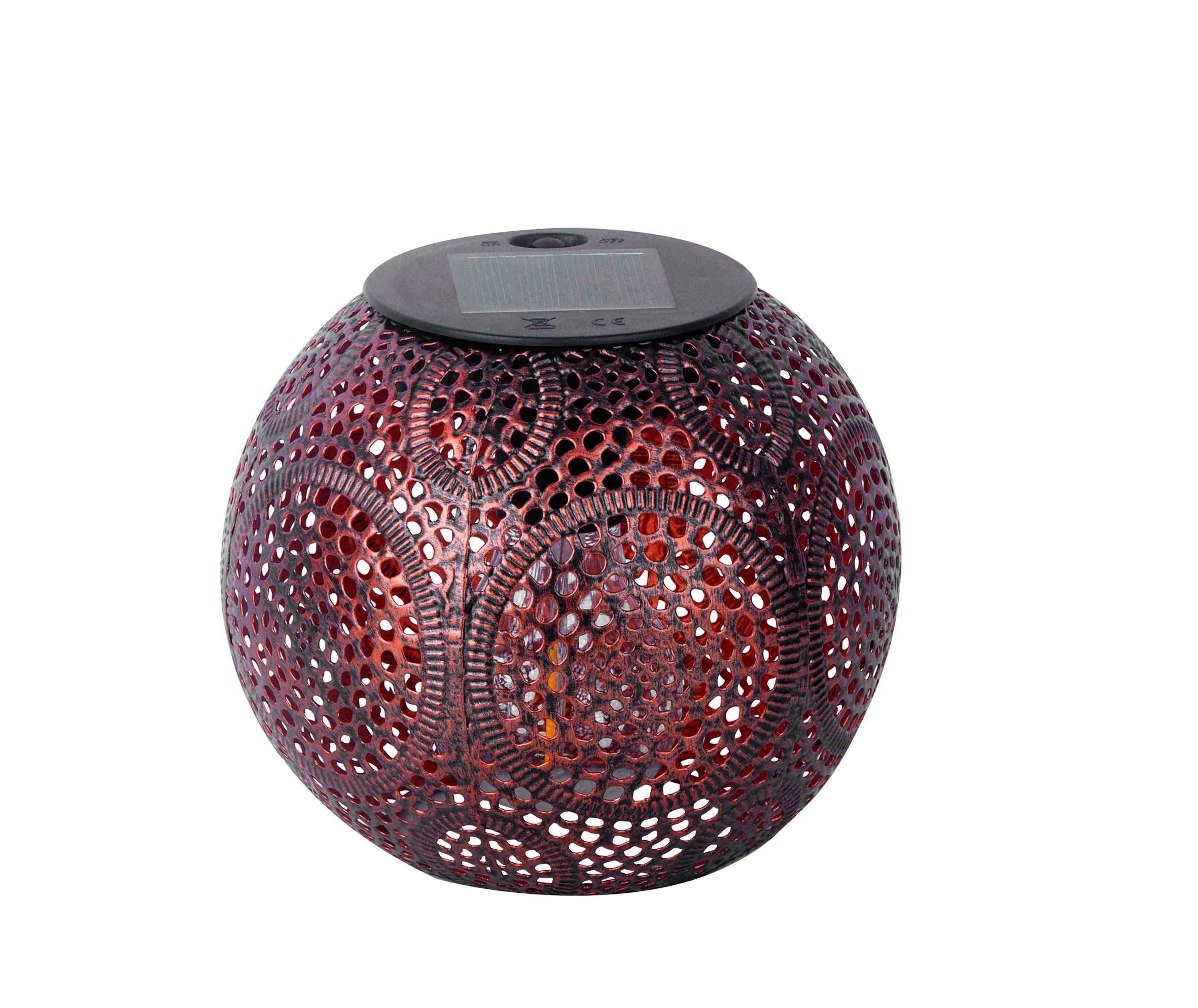 SOLARLAMPEN Orientalisch - stilvolles Set mit Dämmerungssensor für stimmungsvolle Abende im Garten - Weiß, Kunststoff (15.5/15.5/13cm) - Northpoint