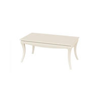 COUCHTISCH Athena creme 110 / 60 / 47cm - Creme, Holz/Holzwerkstoff (60/110/47cm) - Feldmann-Wohnen