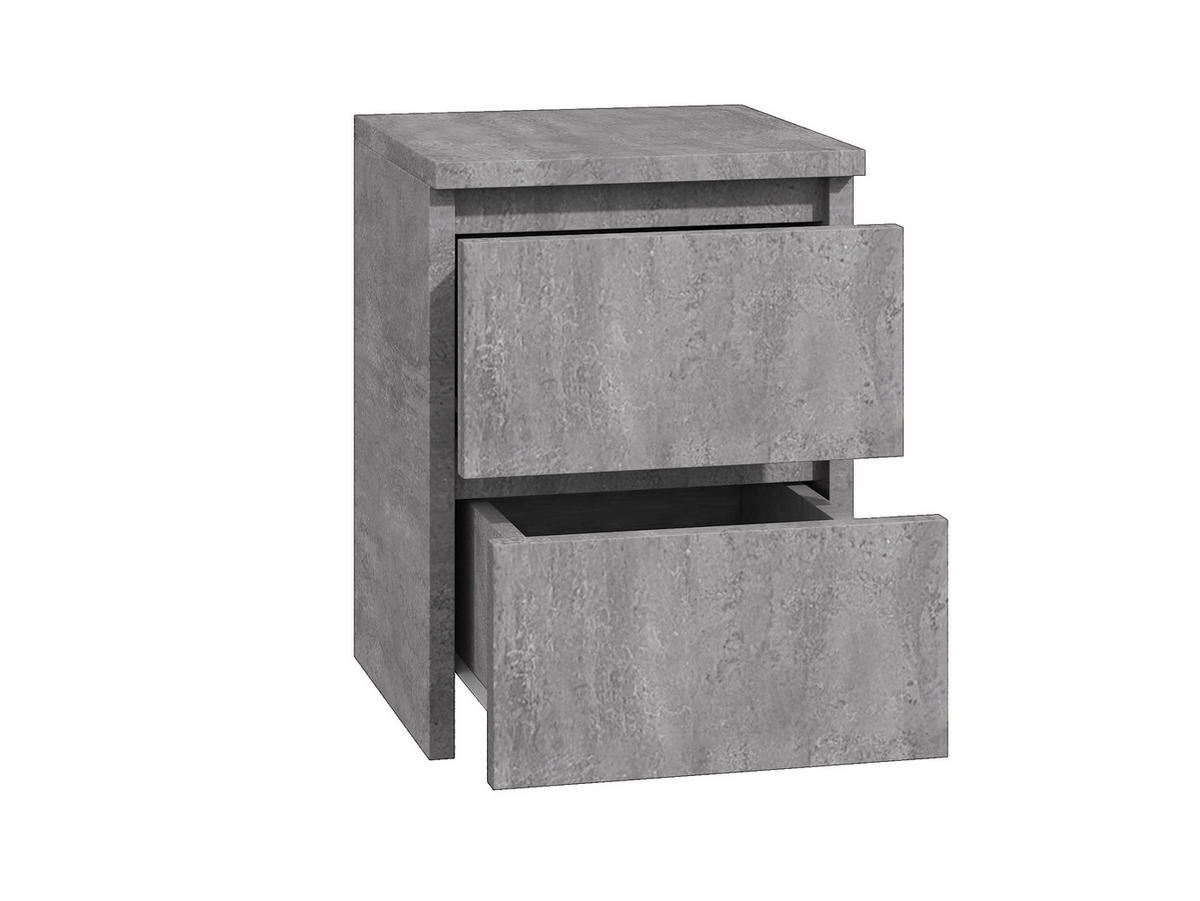 NACHTTISCH bella2 beton - Grau, Holzwerkstoff (30/40/30cm) - roe furniture