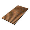 AKUSTIK WANDPANEEL-SET Vang 16-TLG. - Teakfarben, Holzwerkstoff/Kunststoff (60/120/2.1cm) - NEU.HOLZ