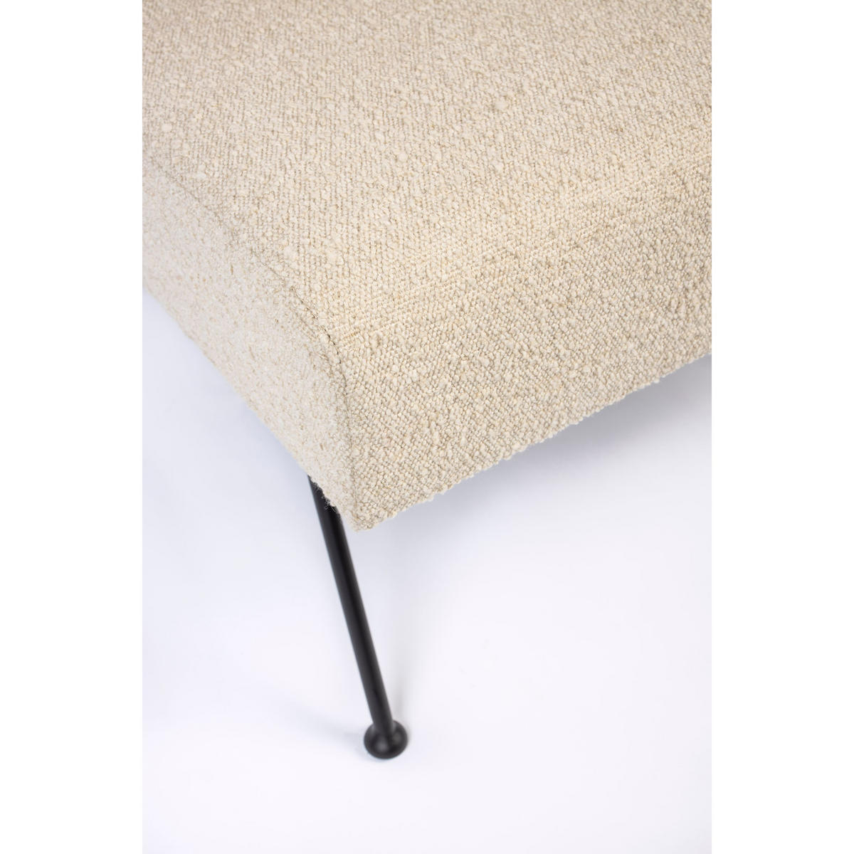 SESSEL Bowie Bouclé Beige - Beige, Textil (68/83/73.5cm) - Zuiver