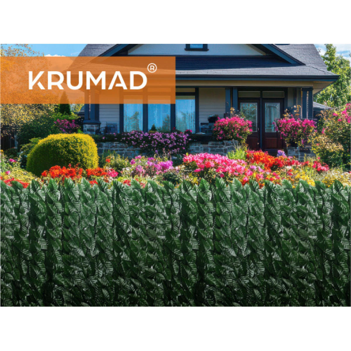 KUNSTPFLANZE Efeu 500x50cm - Grün, Kunststoff (50cm) - KRUMAD